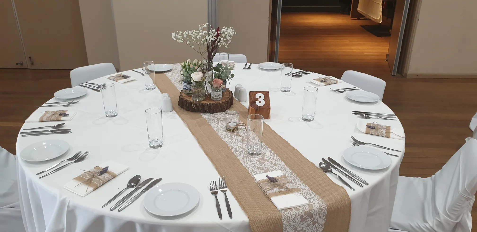 Function room set up