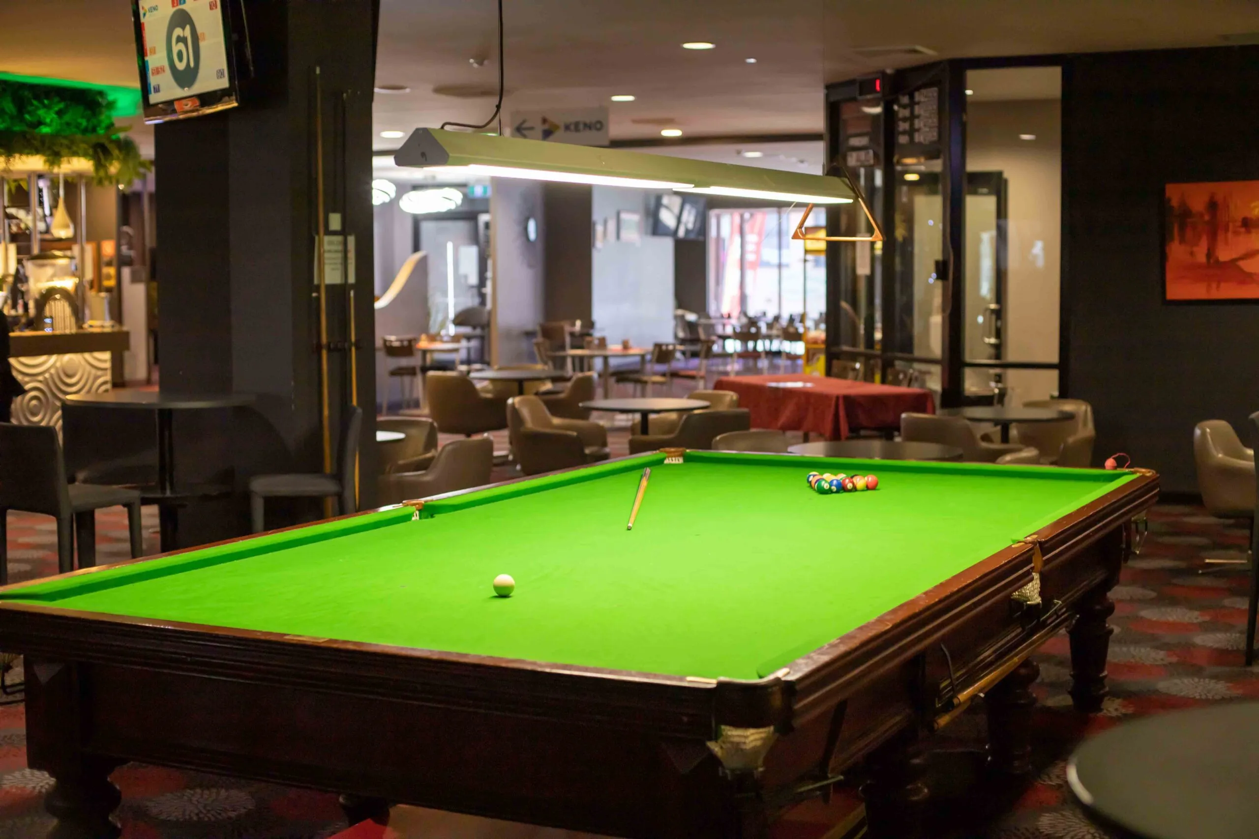 Inside the club