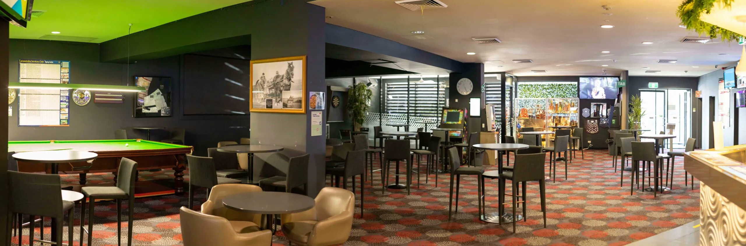 Panoramic of the club